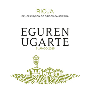 Eguren Ugarte Blanco 2025 Rioja Weißwein Spanien Etikett Vorderseite