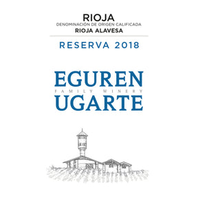 Eguren Ugarte Rioja Reserva 2018 Tempranillo Rotwein Spanien Etikett Vorderseite