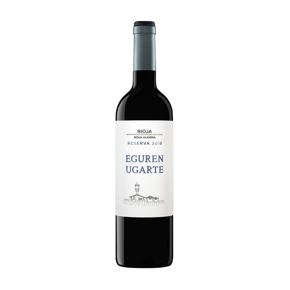 Eguren Ugarte Rioja Reserva 2018 Tempranillo Rotwein Spanien Flasche Vorderseite