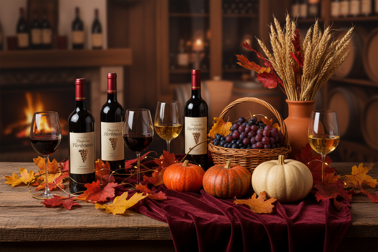 Herbstliches Motiv passend für unsere Weinauswahl zur Herbstsaison
